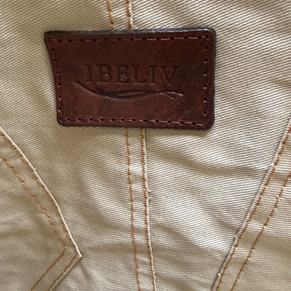 NWT IBELIV Raffia Tote Vanilla Tea Handwoven Raffia Large - Picture 11 of 12